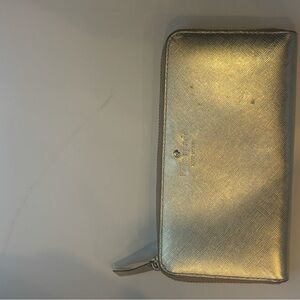 Kate Spade Metallic Gold Wallet